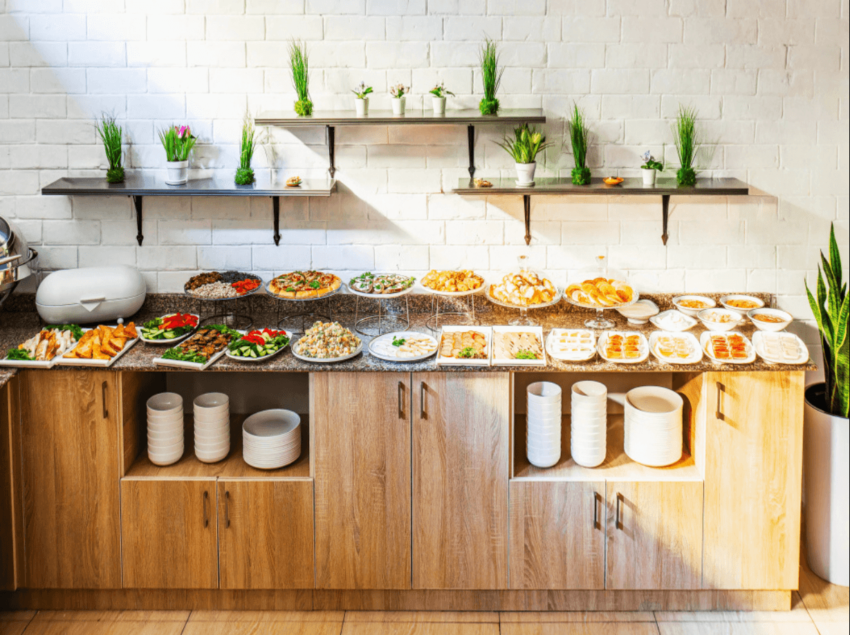 Solief Hotel — breakfast spread